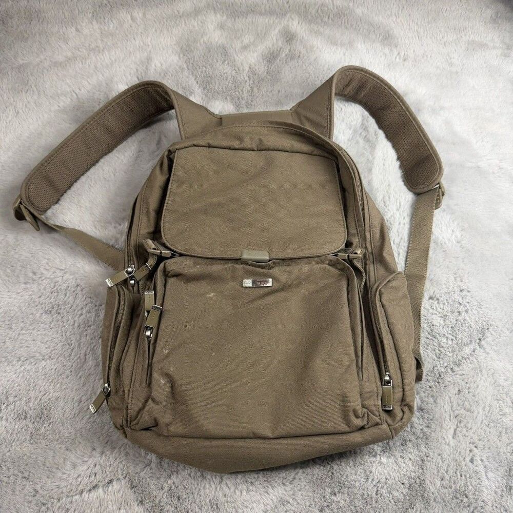 TUMI Olive Backpack Rucksack  15'' X 13''  Travel Bag